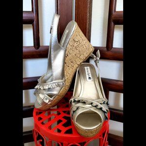 American Eagle Pewter Lily Wedges
